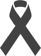 black ribbon as a symbol of remembrance for our beloved King Bhumibol Adulyadej